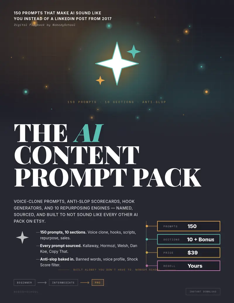 The AI Content Prompt Pack — book cover