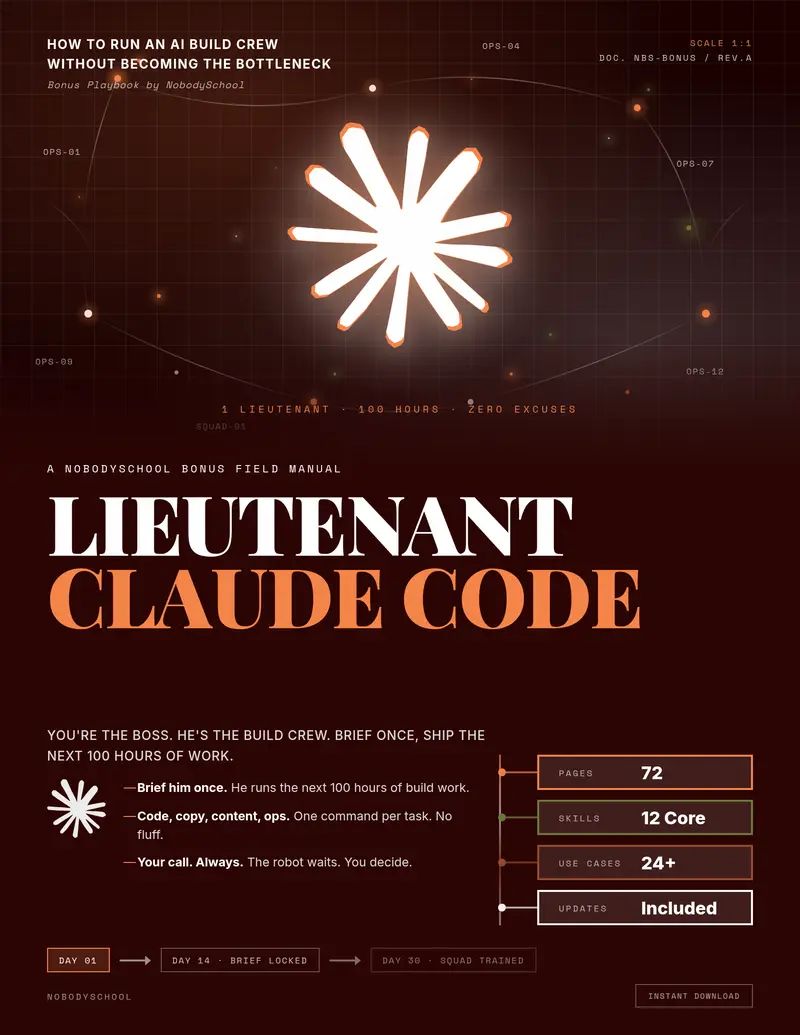 Lieutenant Claude Code cover